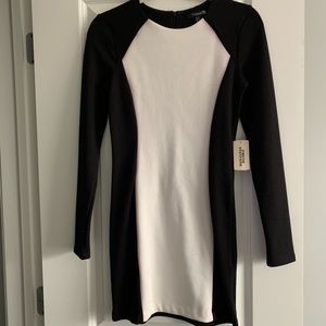 Black and white dress
